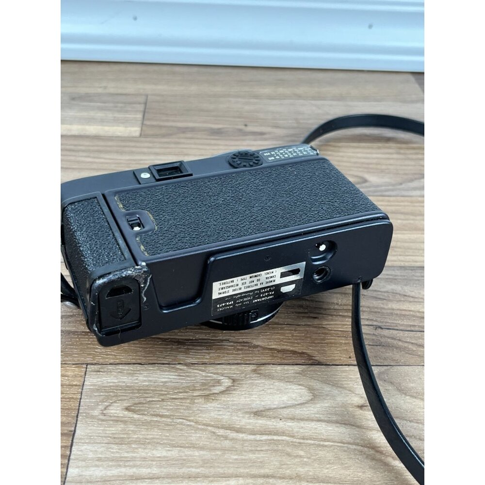Konica C35 EF Film Camera w/HEXANON 38mm F2.8 Lens Cap & Case PARTS/REPAIR - Picture 15 of 16